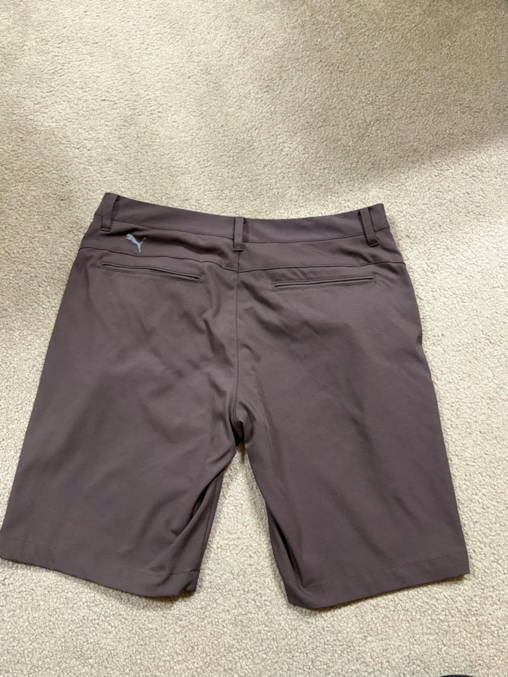 Puma Men's Flat Front Golf Shorts - Dark Brown - Picture 5 of 7